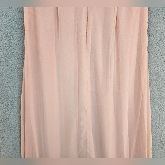 After Six Gown Womens Sz 10R Porcelain Pink Flowy Chiffon Formal Wedding *Read* - Picture 9 of 13